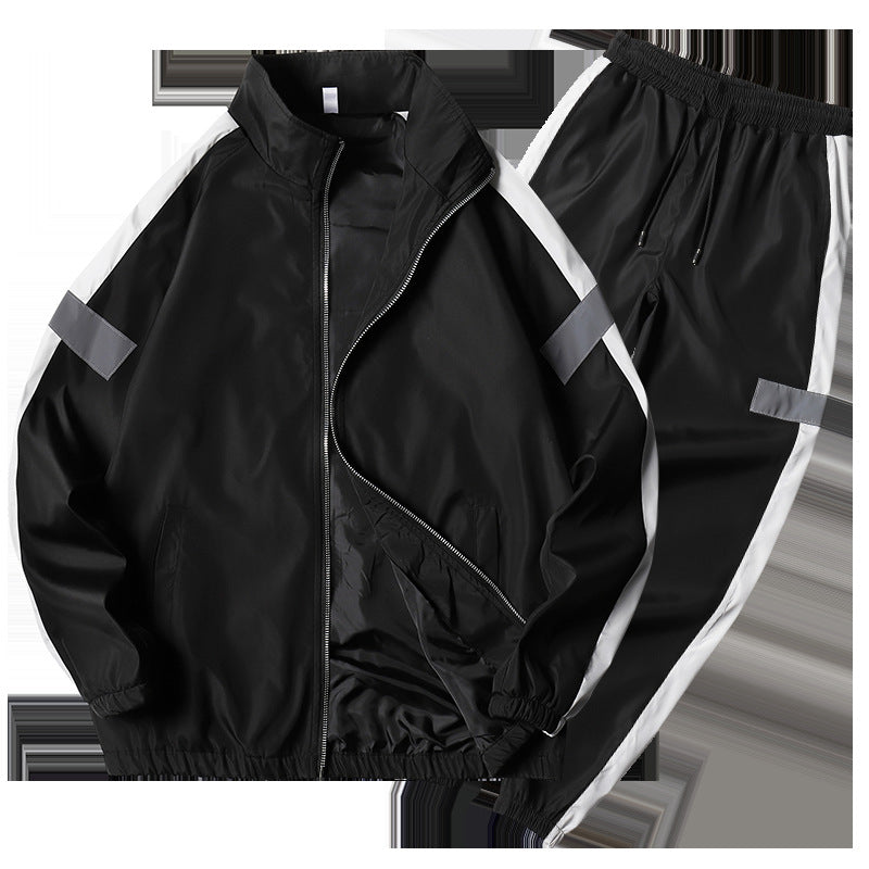 Pantalones Leggings Chaqueta con Cuello Alto Traje Deportivo para Hombre