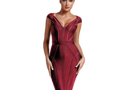 Bandage Dress Women Sexy Green Bodycon Evening dresses