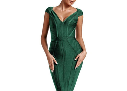 Bandage Dress Women Sexy Green Bodycon Evening dresses