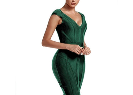Bandage Dress Women Sexy Green Bodycon Evening dresses