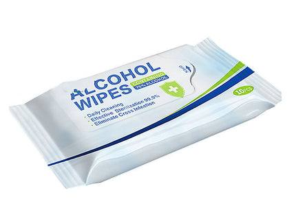 Ten-piece Cleaning And Disinfection Alcohol Wipes