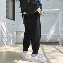 Pantalones casuales de hombre de pernera ancha, para primavera y otoño.