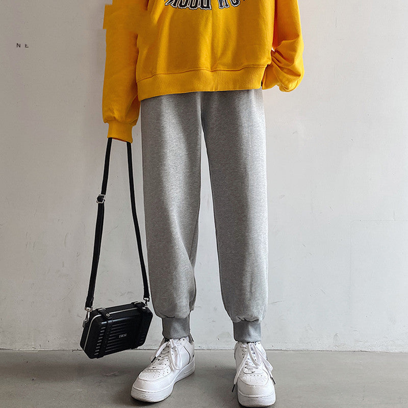 Pantalones casuales de hombre de pernera ancha, para primavera y otoño.