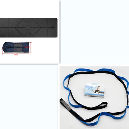 TPE yoga mat body position line 6mm non-slip environmental protection fitness yoga mat