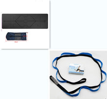 TPE yoga mat body position line 6mm non-slip environmental protection fitness yoga mat