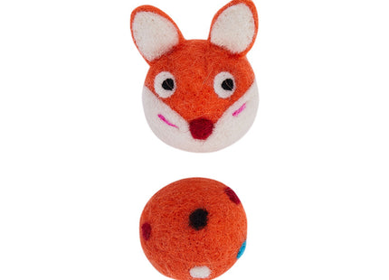 Colorful Felt Stretch Ball Cat Toy Ball Pet Toy With Small Bell Sound Play Cat Toys Creative Interactive Cat Dog Chew Toy