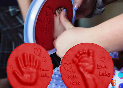 DIY Baby Care Hand and Foot Print Mud Handprint Footprint Fingerprint Anti-stress Children's Toy