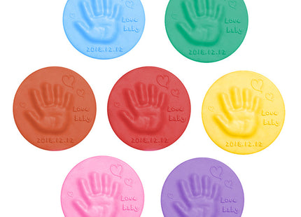 DIY Baby Care Hand and Foot Print Mud Handprint Footprint Fingerprint Anti-stress Children's Toy