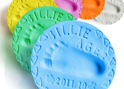 DIY Baby Care Hand and Foot Print Mud Handprint Footprint Fingerprint Anti-stress Children's Toy