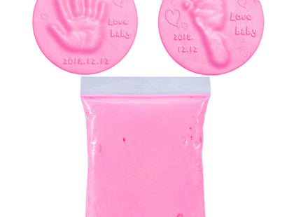 DIY Baby Care Hand and Foot Print Mud Handprint Footprint Fingerprint Anti-stress Children's Toy