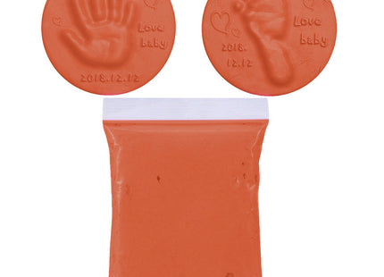 DIY Baby Care Hand and Foot Print Mud Handprint Footprint Fingerprint Anti-stress Children's Toy