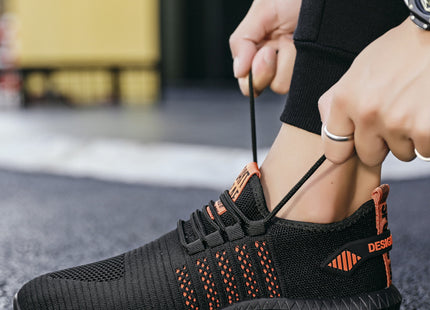 Large Size Mesh Breathable Casual Shoes Men's Fashion Sneakers