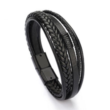Pulsera Clásica de Cuero Genuino al por Mayor para Hombre