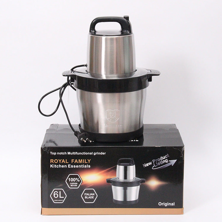 Molinillo de Carne de Acero Inoxidable Molinillo de Carne Eléctrico de Dos Velocidades