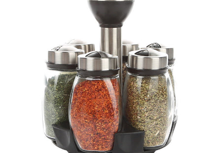 Spice Bottle Lightweight Strong Sealing Durable Rotated Spice Shelf Rack