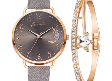 Lovely Moon Pattern Quartz Watch for Women With Strap Dial Ladies Wristwatch Montre Femme Relogio Feminino Reloj Mujer Drop Ship