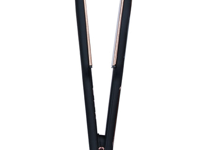 Cross-Border Exclusively For Lcd Display Infrared Hair Care Straightener Black Wide Plate Hair Straightener