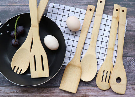 Household Non-stick Cooking Bamboo Spoon, Bamboo Shovel, Cooking Bamboo