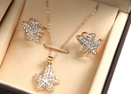 Ladies Gift Set Women Watch Bracelet Earring Necklace