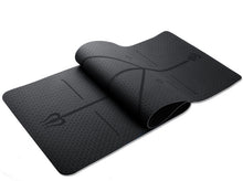 Fitness Yoga Mat Position Line Single Layer Monochrome Custom Logo