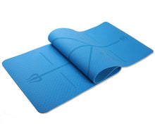 Fitness Yoga Mat Position Line Single Layer Monochrome Custom Logo
