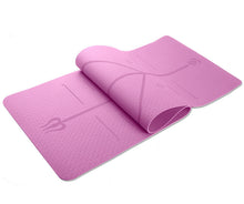 Fitness Yoga Mat Position Line Single Layer Monochrome Custom Logo