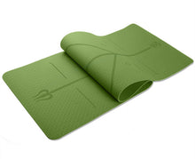 Fitness Yoga Mat Position Line Single Layer Monochrome Custom Logo