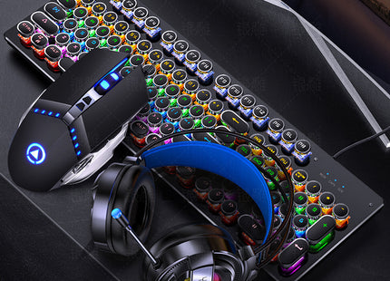 Gaming Punk Wired Keyboard and Mouse Kit