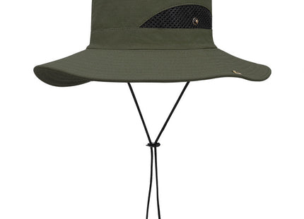 Summer Fisherman Hat Sunscreen UV Breathable Wearable Fishing Sunshade Mountaineering Big Brim Hat