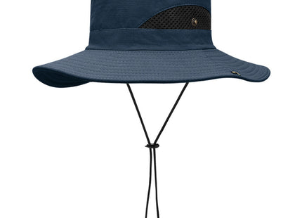 Summer Fisherman Hat Sunscreen UV Breathable Wearable Fishing Sunshade Mountaineering Big Brim Hat
