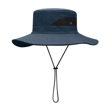 Summer Fisherman Hat Sunscreen UV Breathable Wearable Fishing Sunshade Mountaineering Big Brim Hat