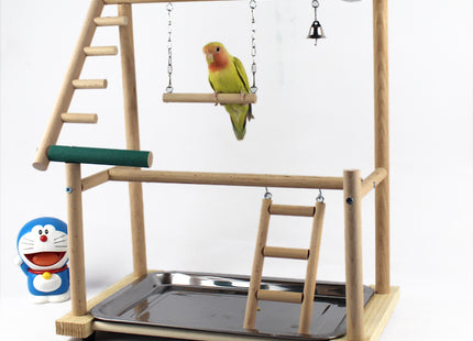 Bird Stand Stand Desktop Training Cockatiel Playground Bird Toy Swing Climbing Ladder Bird Gear Supplies