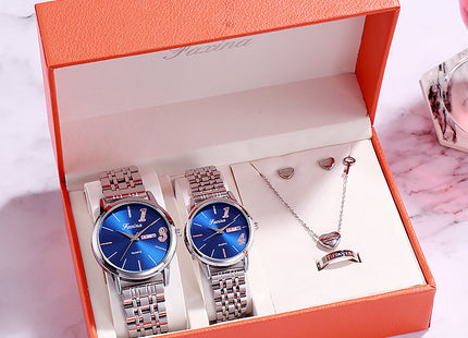 Luxury Watch Gifts for Women Earrings ring Necklace bracelet