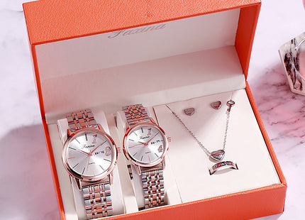 Luxury Watch Gifts for Women Earrings ring Necklace bracelet