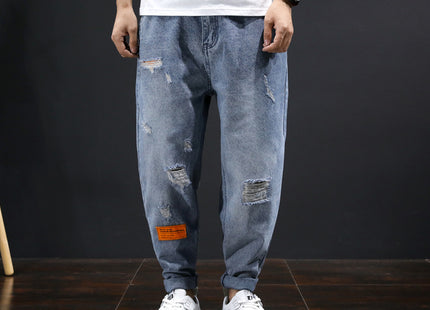 Trendy Loose Trousers Straight Korean Casual Pants Men