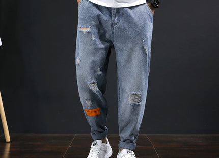 Trendy Loose Trousers Straight Korean Casual Pants Men