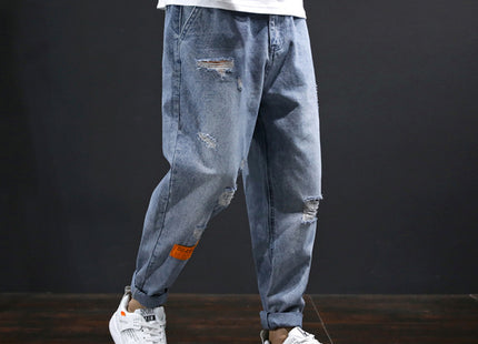 Trendy Loose Trousers Straight Korean Casual Pants Men