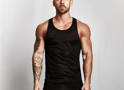 gym clothes tank top sportswear vest men