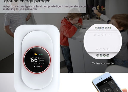 Graffiti Smart WiFi Thermal Thermostat Panel