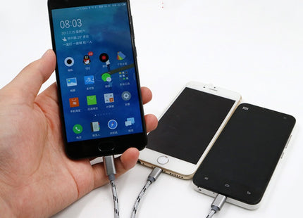 Three-in-one Data Cable USB Cable Short TYPE-C Mobile Phone Universal Three-in-one Charge Cable