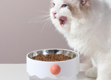 Stainless steel pet bowl