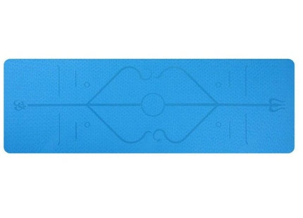 TPE yoga mat body position line 6mm non-slip environmental protection fitness yoga mat