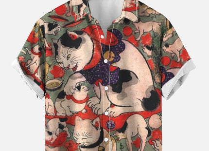 Men's 3D Fashion Printed Hawaiian Cartoon Shirt