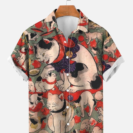 Men's 3D Fashion Printed Hawaiian Cartoon Shirt