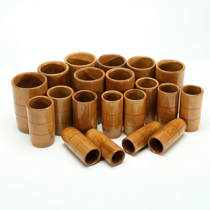 Carbonized bamboo bamboo tube cupping cupping