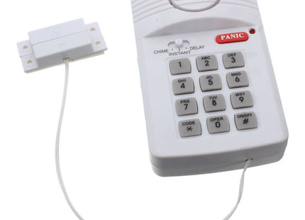 High Quality Security Keypad Door Alarm System With Panic Button For Home Shed Garage Caravan Hot Sale