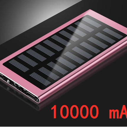 Ultra-thin metal solar power bank