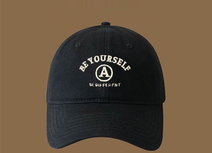 Baseball Cap Female Embroidered Couple Face