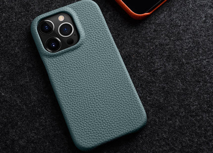 Genuine Leather Magnetic Phone Case