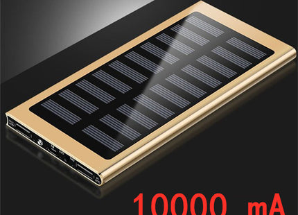 Ultra-thin metal solar power bank